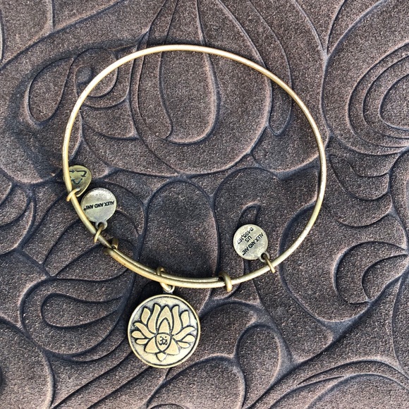 Alex and Ani Jewelry - Alex & Ani Lotus Charm Bracelet